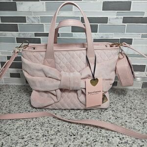 Juicy couture Pink Diamond Tied With a Bow Mini Tote
